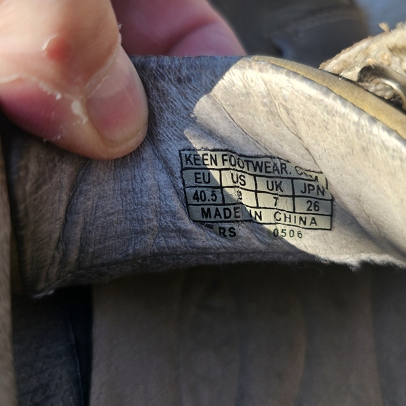 Vintage Men's Keen Briggs Olive Size 8 - Picture 7 of 7